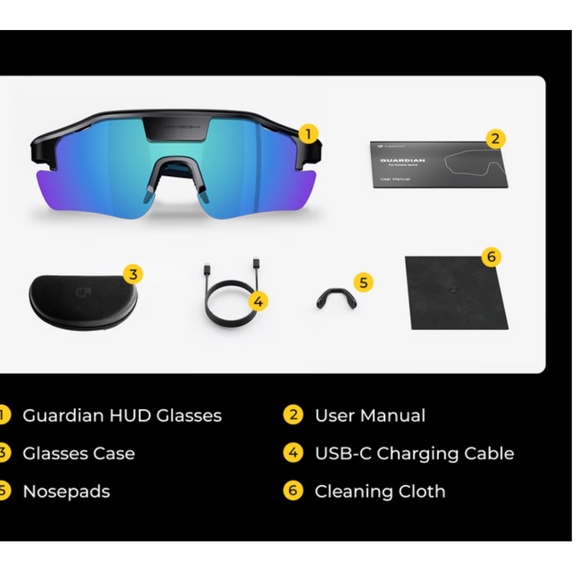 NIB CYBERSIGHT HUD Glasses + Replaceable Lenses - Picture 9 of 13